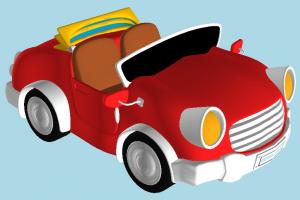 Toony Car car, vehicle, carriage, cartoon, toony, toy