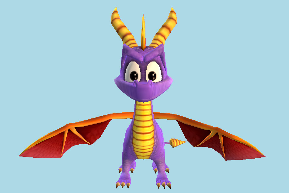 Spyro: Enter the Dragonfly Spyro the Dragon 3d model