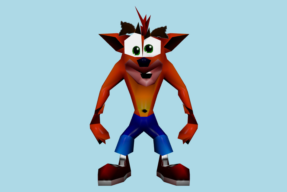 Crash Bandicoot 3d model