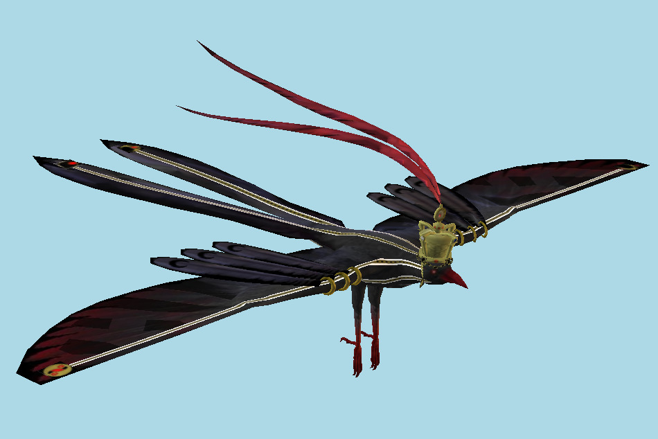 Bayonetta Crow 3d model