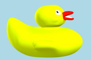 Duck rubber-duck, duck, chick, bird, air-creature, toy, rubber, cartoon, toony