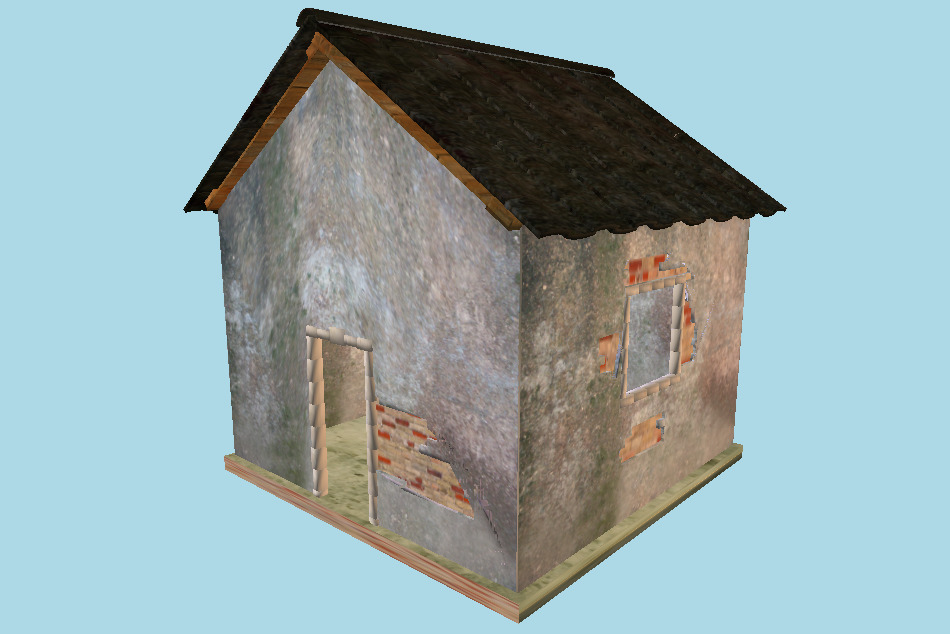 Abandoned Farm House 3d model