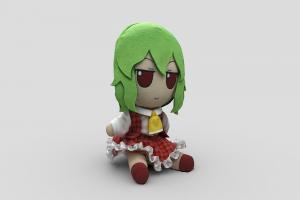 東方 Project toy, japan, doll, gift, touhou, plush, yuuka, fumo, photogrammetry, scan, dong-fang, kazami
