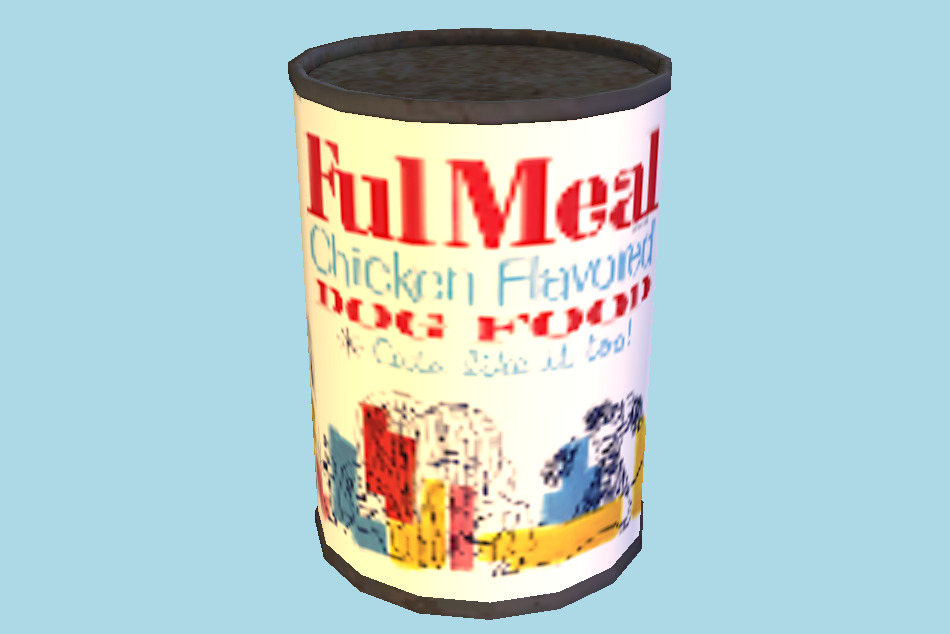 Canned Food 3d model