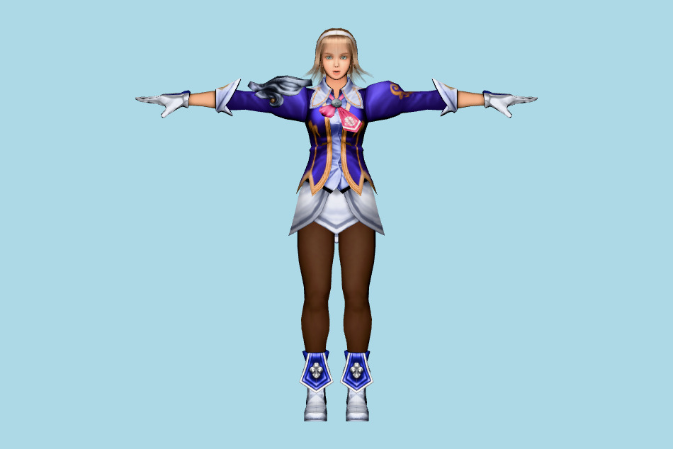 Soul Calibur 3 Cassandra 3d model