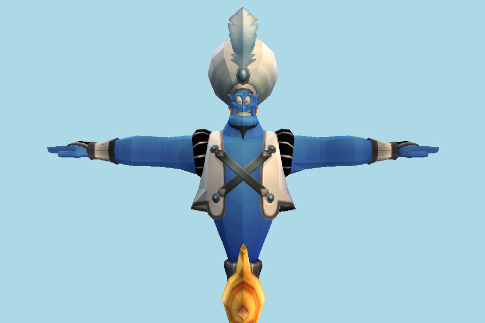 Aladdin - Genie Summon 3d model