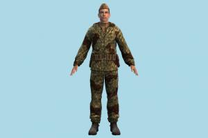 Army Man army-man, soilder, army, diver, man, male, people, human, character