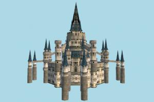 Hyrule Castle castle, palace, mansion, church, fantasy, tower, house, building, build, domicile, structure