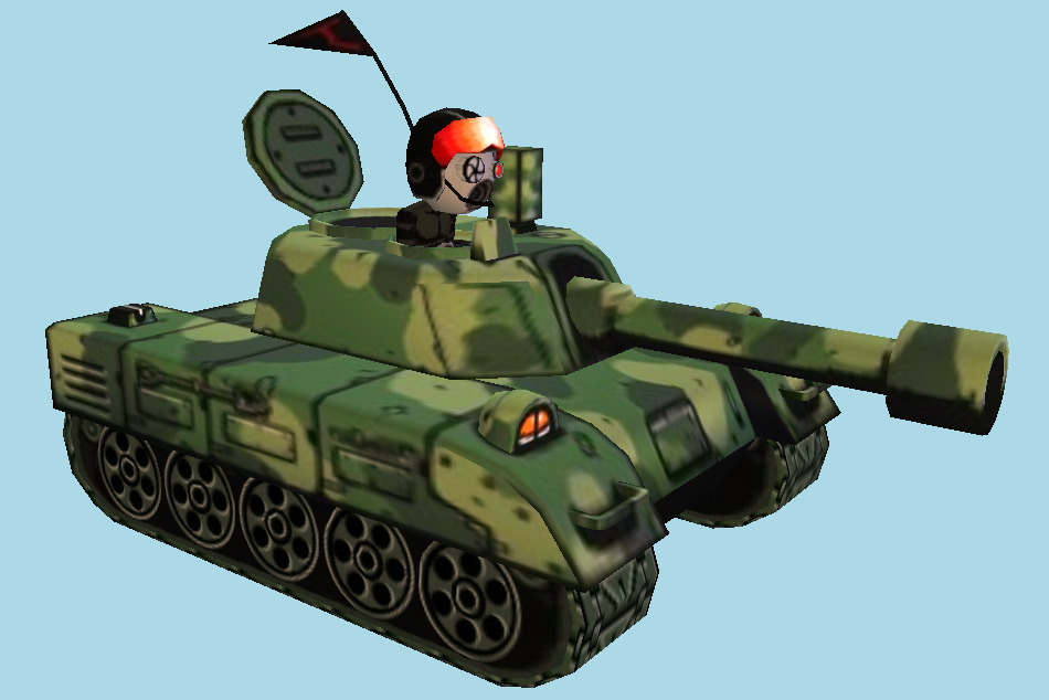 Viewtiful Joe: Red Hot Rumble - Bianky Tanker 3d model