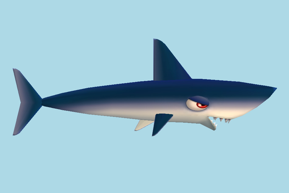 Sushi Shark 3d model