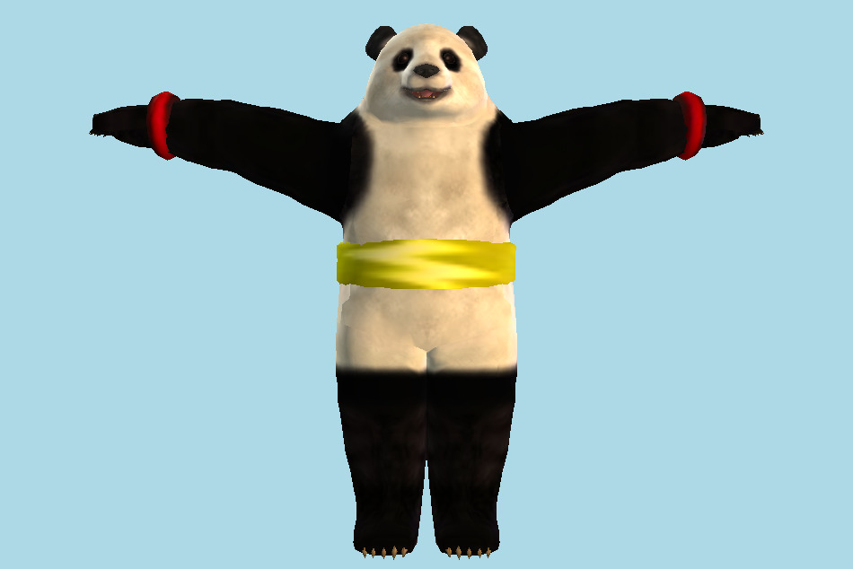 Tekken Tag Tournament Kuma Panda 3d model