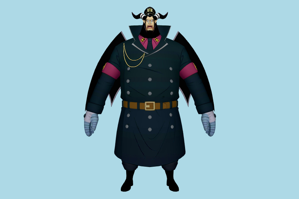 One Piece: Magellan 3d model