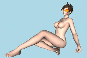 Tracer Girl , , , girl, female, woman, lady, pose, people, human, character