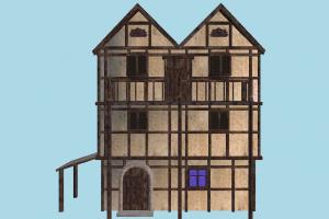 House house, home, building, medieval, build, apartment, flat, residence, domicile, structure