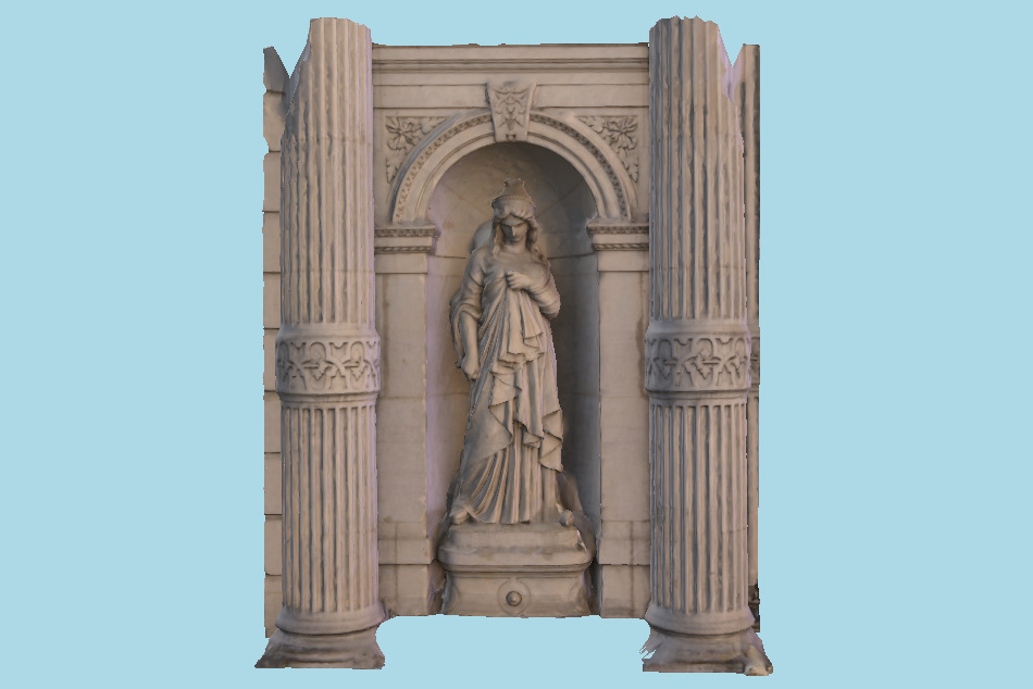 The Tragedy Angers Theater (1871) 3d model