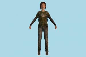 Ellie ellie, tlou, the_last_of_us, girl, female, woman, lady, people, human, character, teen, teenager, young, cute, poor