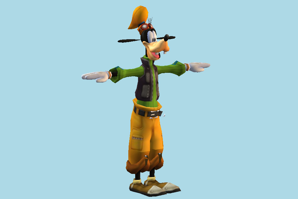 Kingdom Hearts Goofy 3d model