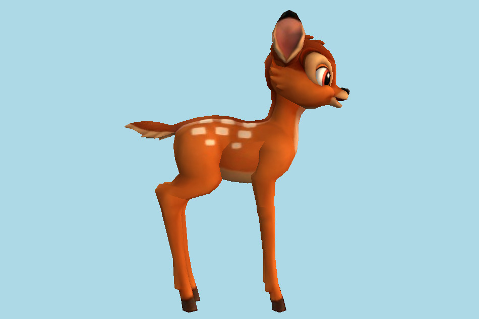 Kingdom Hearts Bambi Deer 3d model