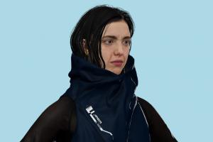 Death Stranding Lockne Death-Stranding, female, girl, woman, people, xna, characters, animated