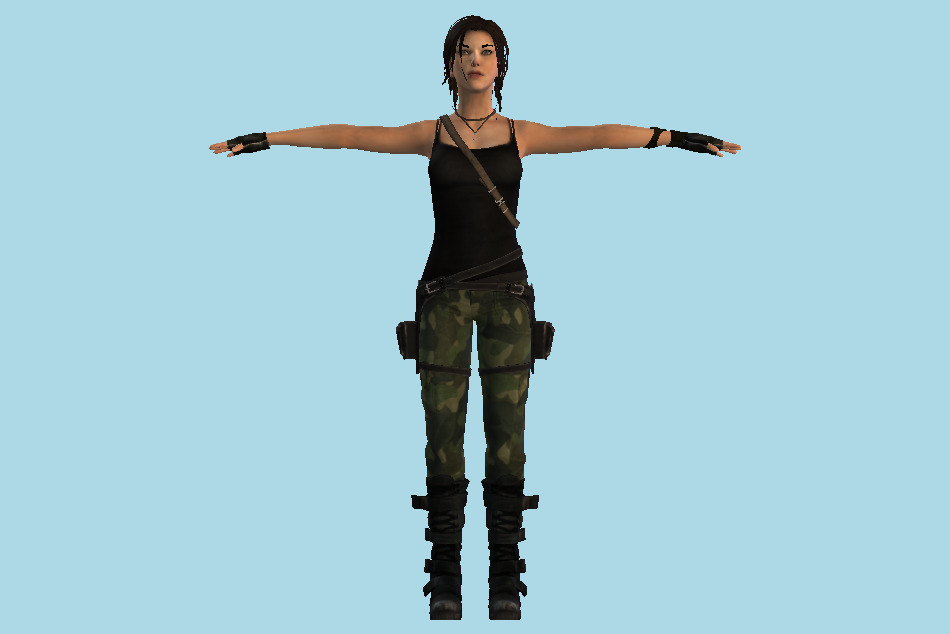 Tomb Raider - Lara Croft 3d model