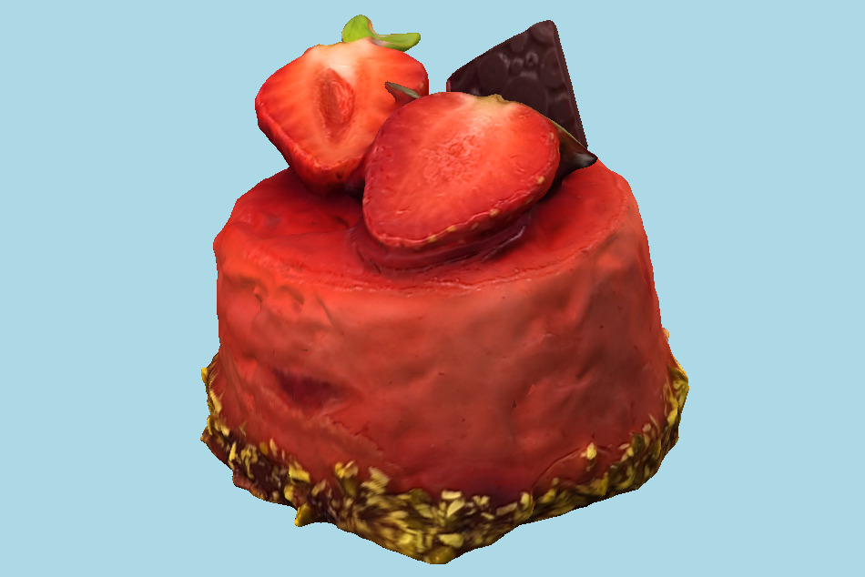 Fruit Cake 3d model
