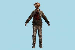 Infected Zombie zombie, infected, monster, evil, bloody, tlou, the_last_of_us, character