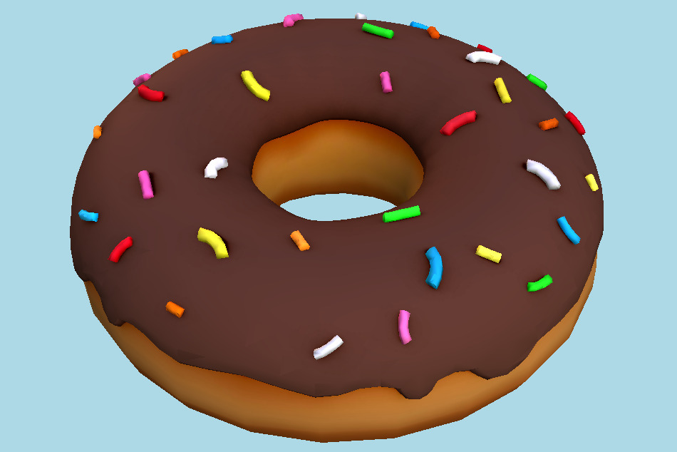 Donut 3d model
