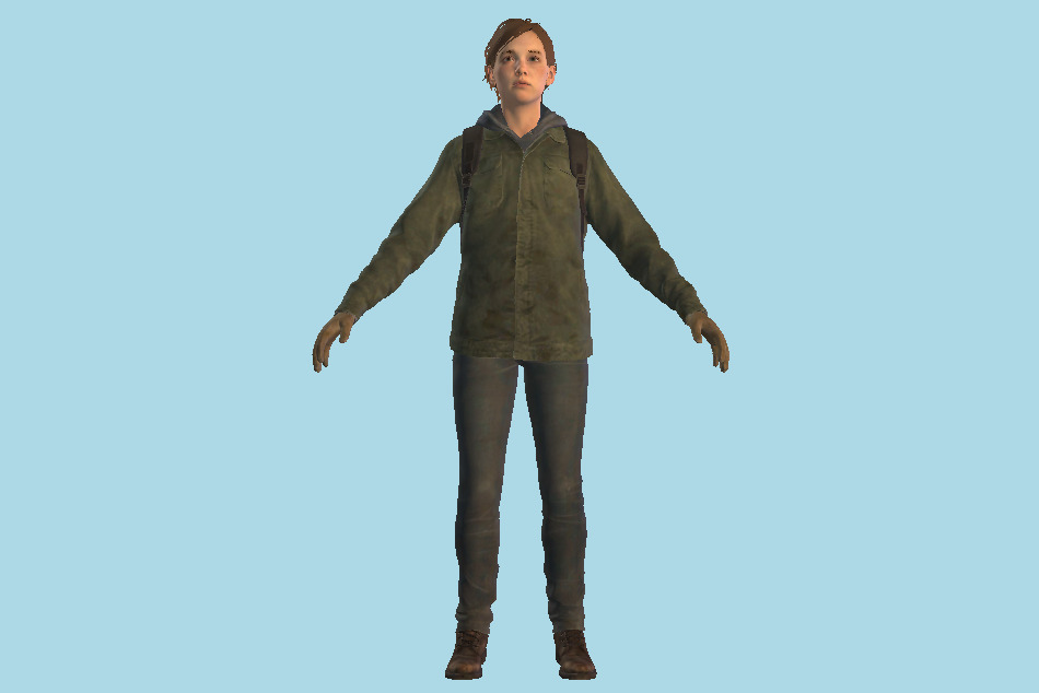 The Last Of Us 2 - Ellie Girl 3d model