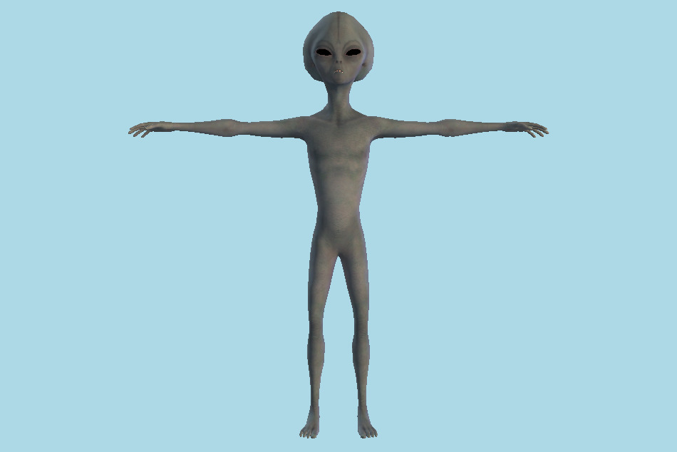 Alien 3 T-Pose 3d model