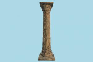 Column pillar, column, statue, art, stone, marble