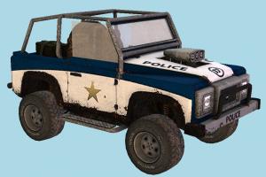 Police Car offroad, police-car, police, hummer, car, truck, vehicle, carriage, transport