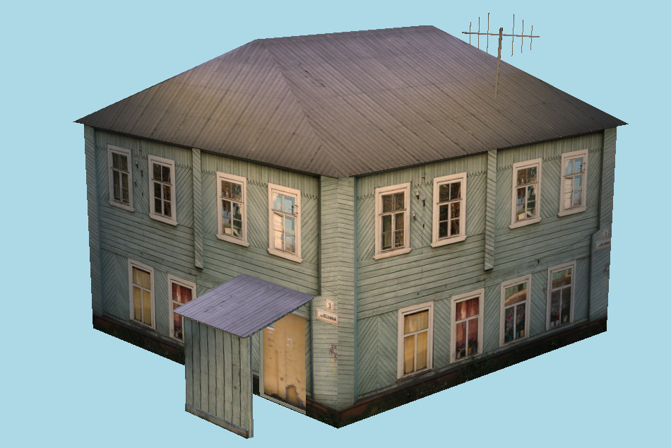 Storey House 3d model