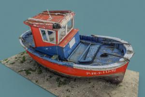 Boat "Josefa" plant, spain, galicia, ocean, rope, helix, propeller, botella, beach, barco, sealife, alexandre, moana, bote, freemodel, realitycapture, photogrammetry, scan, 3dscan, ship, free, sea, boat, saildrive, josefa