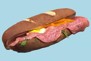 Sandwich sandwich, fastfood, food, dinner, breakfast, beverage, subway, snack, meal, bread, lunch, scanned