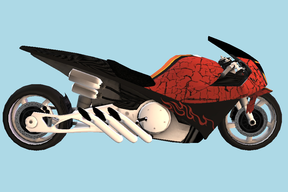 Canyon Carver Motorcycle 3d model