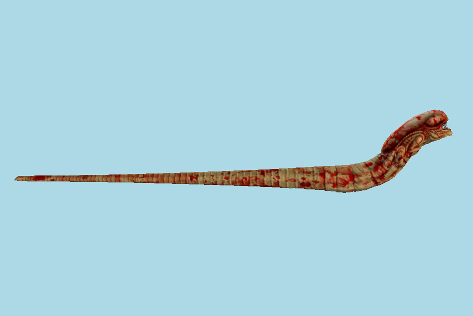 Chestburster Snake 3d model