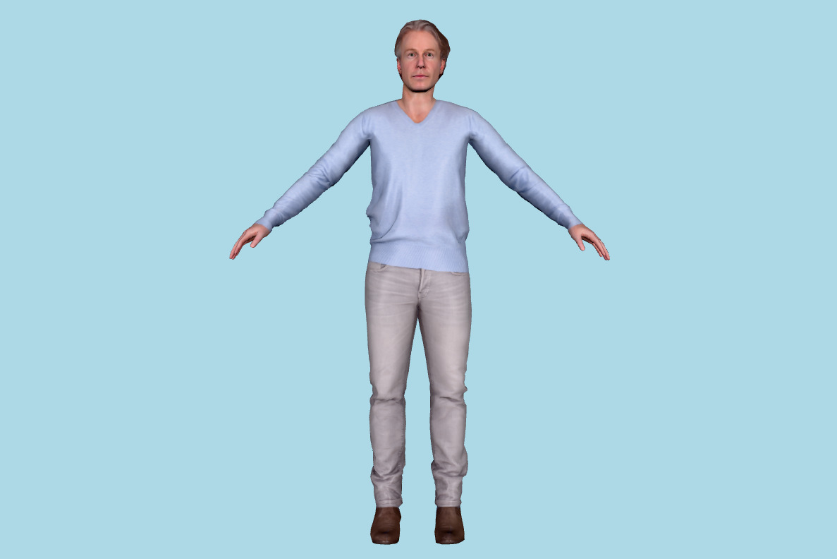 Dennis Rigged 005 3d model