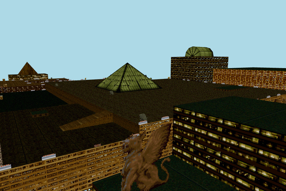 Twisted Metal 2 Levels Rooftop 3d model