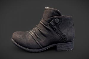 Earth Ronan Taupe Boot (includes low poly model) shoe, leather, textile, post-apocalyptic, worn, closed, stylish, cowboy, western, boots, ankle, footwear, synthetic, cowgirl, weathered, southwest, rugged, spicy, imported, southwestern