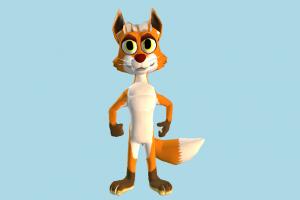 Fox fox, animal-character, rabbit, character, animal, animals, cartoon