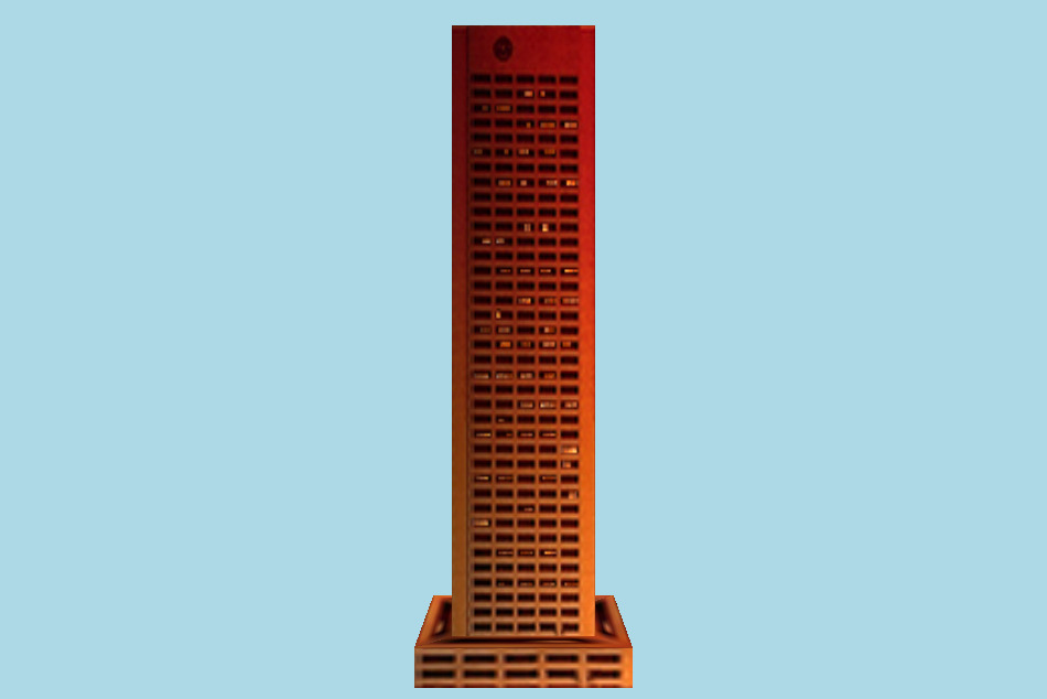 Sci-Fi Skyscrapers 3d model