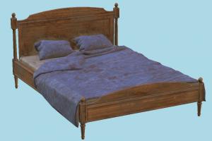 Bed bed, bedstead, bedroom, furniture, seat, room