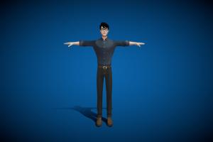Ready Player Me male avatar | VRChat/Game avatar, rigging, gaming, rig, oculus, vr, mixamo, fullbody, freedownload, malecharacter, vrchat, wolf3d, freemodel, rigged-character, casual-clothes, vrchat_avatar, vrchat-model, vrchat-avatar, character, male, vrchat-ready, readyplayerme
