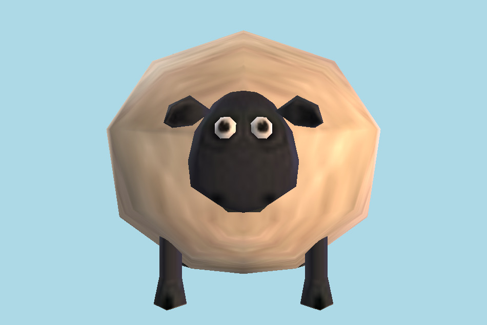 Shaun the Sheep Shirley 3d model