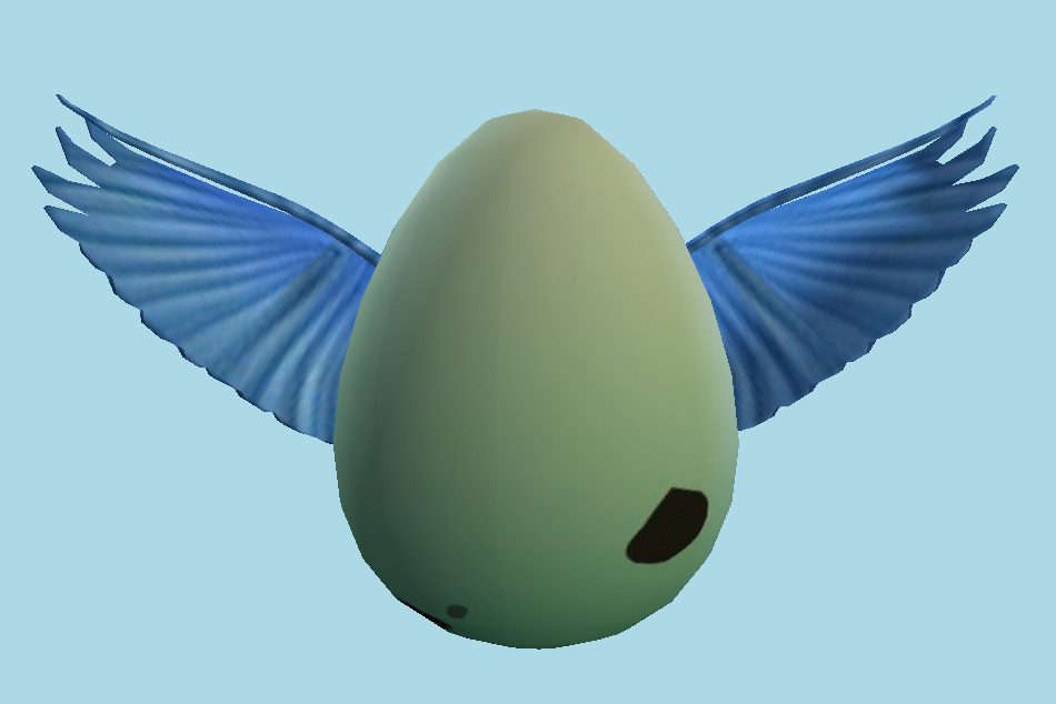 Roblox Bird Egg 3d model