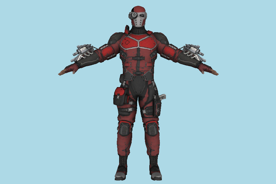 Injustice 2 - Deadshot 3d model
