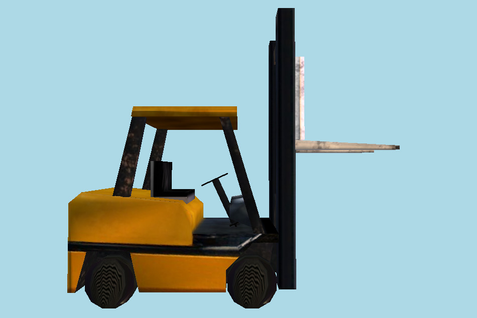 Tom Clancy Rainbow: Raven Shield Forklift Low-poly 3d model