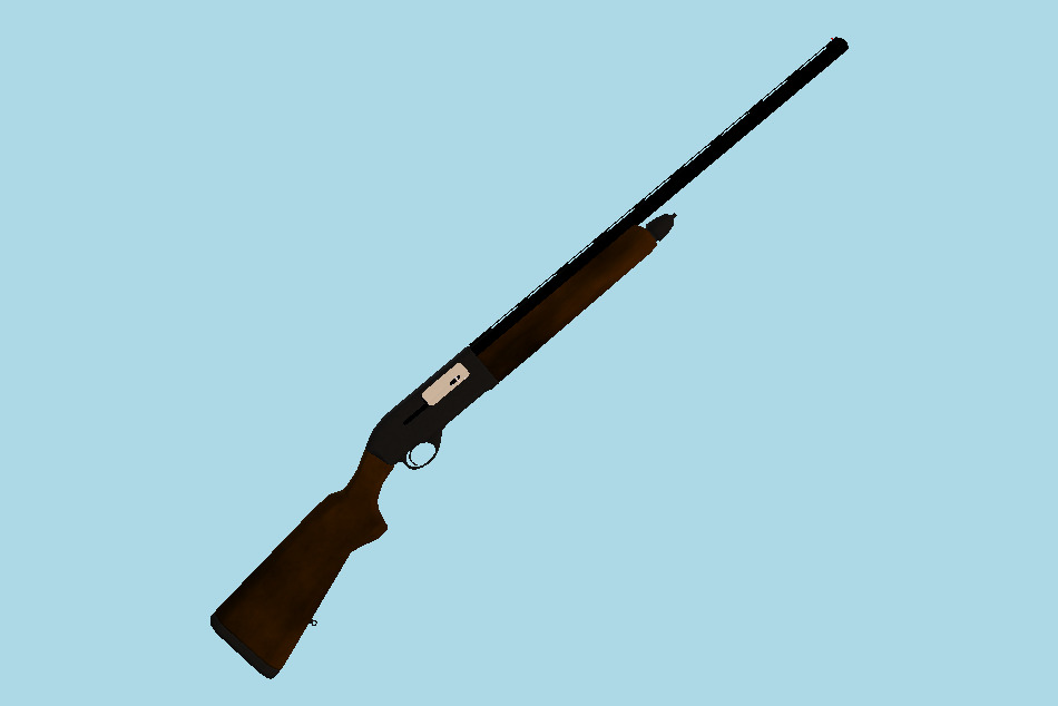 Outlander Simple Shotgun 3d model