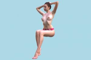 Shower Girl scanned-model, girl, bath, shower, realistic, photogrammetry, sport, woman, female, , , , posing, human, people, character