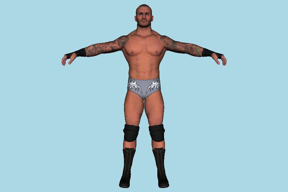 Randy Orton WWE 2K17 Man Wrestler Superstar 3d model